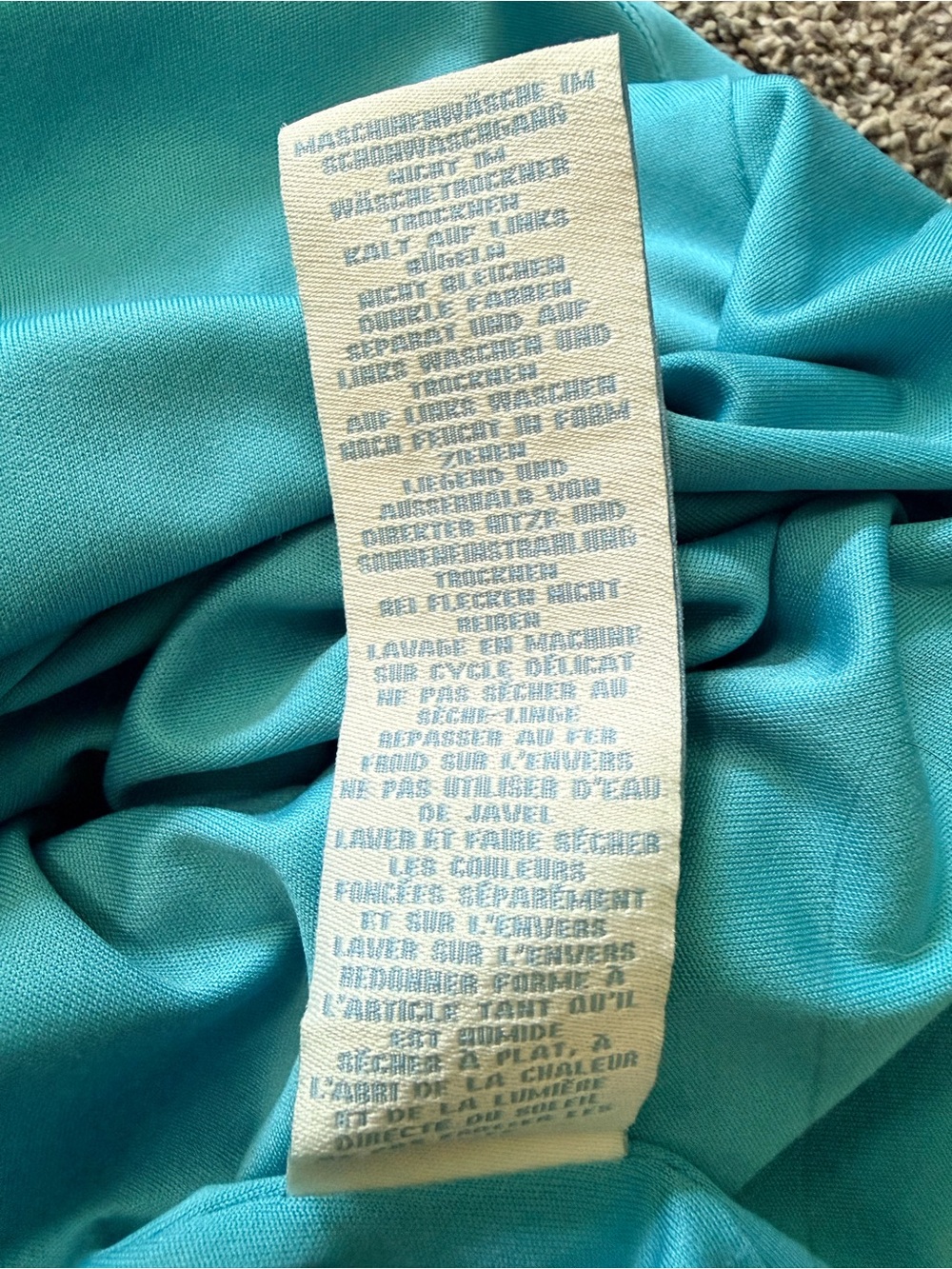 Boden Alice Ponte Fit & Flare Dress Turquoise Scoop Neck US 4R - Picture 9 of 9